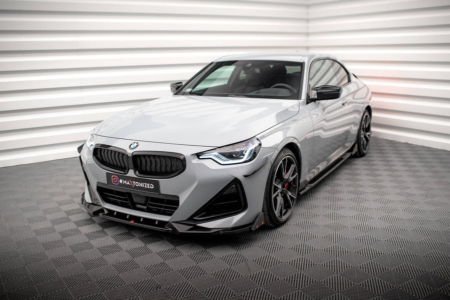 Maxton Design Front Diffusor V.2 + Flaps BMW 2 Coupe M-Pack / M240i G42