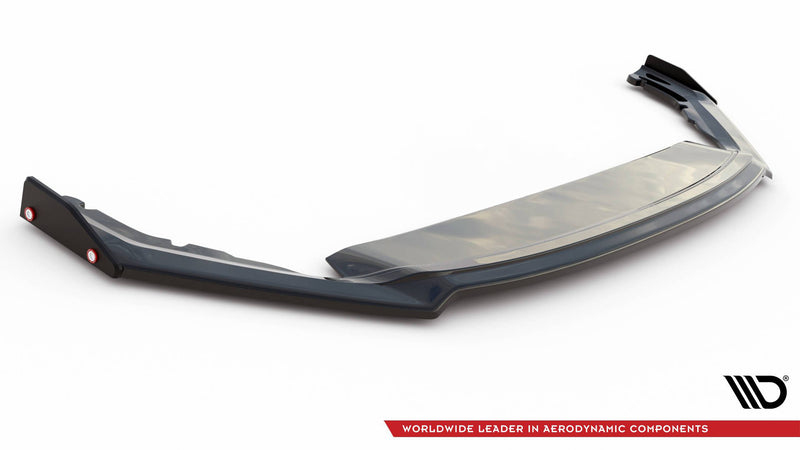 Maxton Design Front Diffusor V.2 + Flaps Skoda Octavia RS Mk4