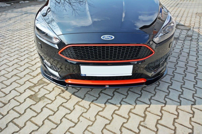 Maxton Design Front Diffuser V.2 Ford Focus ST-Line Mk3 FL