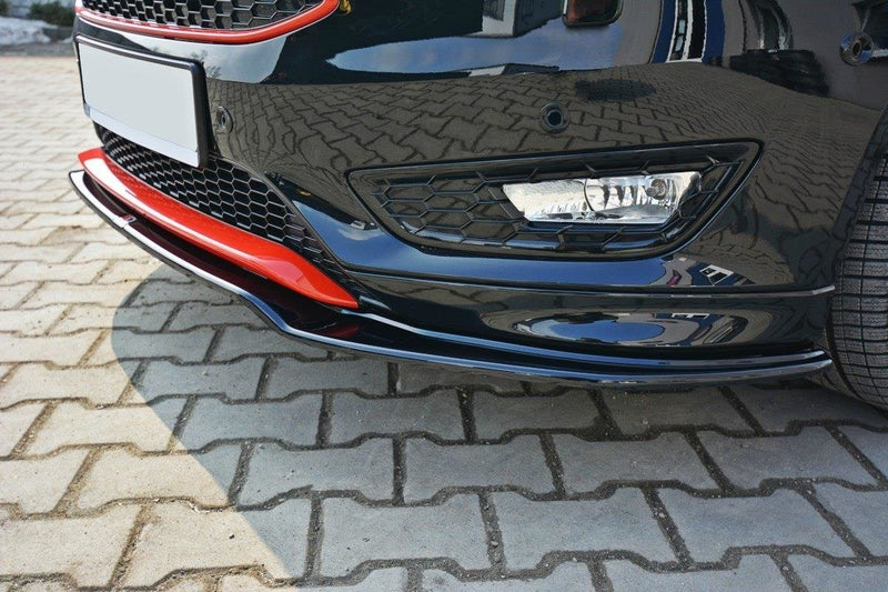 Maxton Design Front Diffuser V.2 Ford Focus ST-Line Mk3 FL