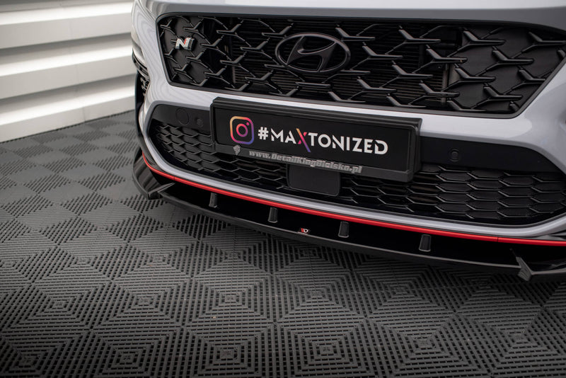 Maxton Design Front Diffuser V.2 Hyundai Kona N Mk1