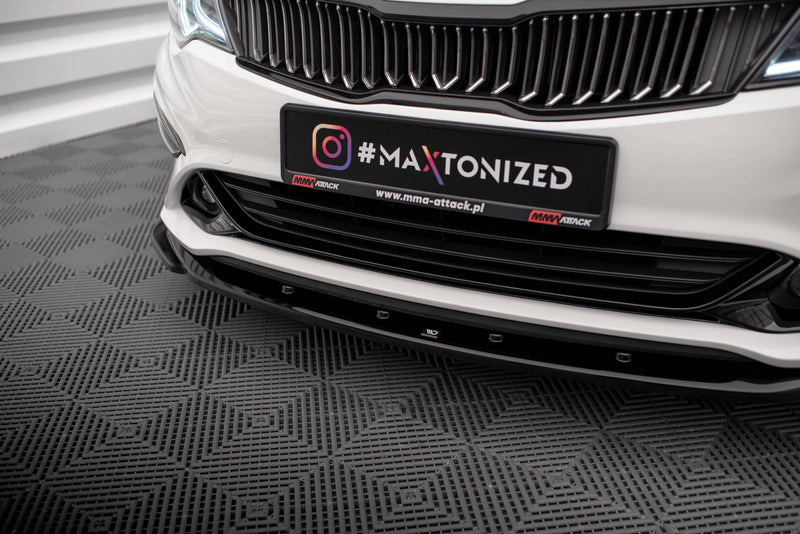 Maxton Design Front Diffusor V.2 Kia Optima Mk4 Facelift