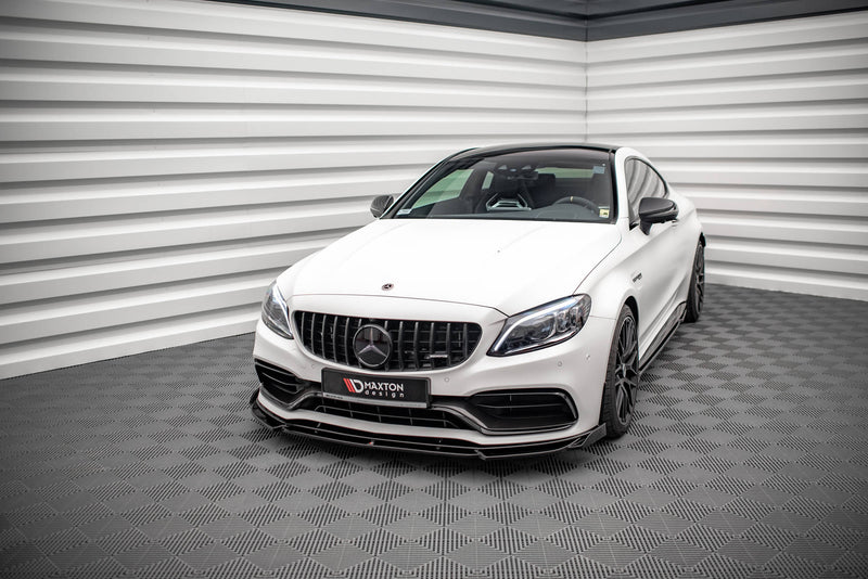 Maxton Design Front Diffusor V.2 Mercedes-AMG C63 Coupe AMG Aero Pack C205 Facelift