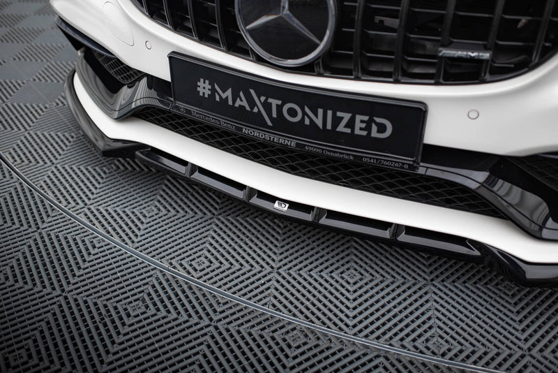 Maxton Design Front Diffuser V.2 for Mercedes-AMG C63 Sedan / Estate W205 / S205