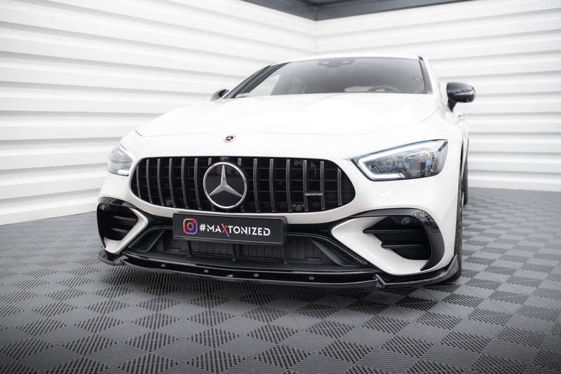 Maxton Design Front Diffuser V.2 Mercedes-AMG GT 43 4-Door Coupe V8 Styling Package