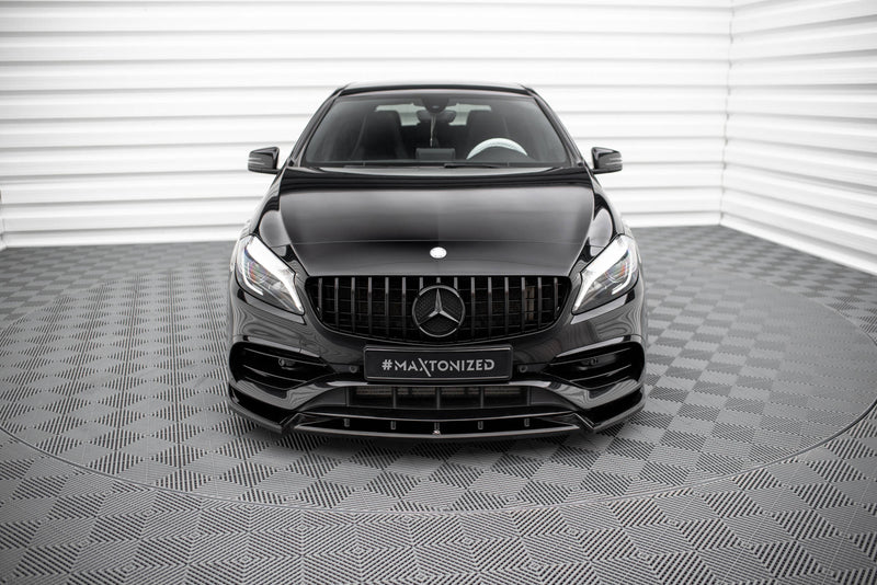 Maxton Design Front Diffusor V.2 Mercedes-Benz A AMG-Line W176 Facelift