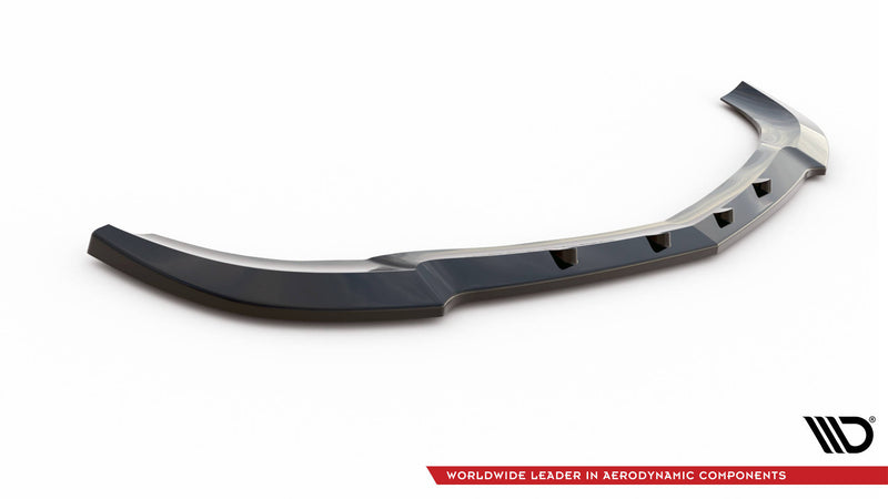 Maxton Design Front Diffuser V.2 for Mercedes-Benz C Coupe / Sedan / Estate AMG-Line C204 / W204 Facelift / S204 Facelift