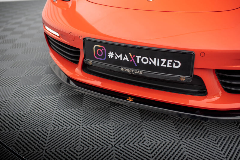 Maxton Design Front Diffusor V.2 Porsche 718 Cayman 982c
