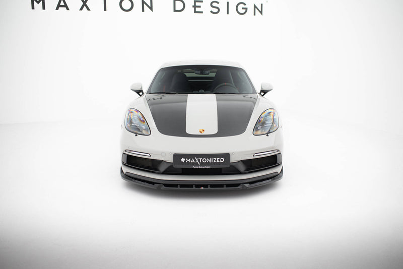 Maxton Design Front Diffusor  V.2 Porsche 718 Cayman GTS 982c