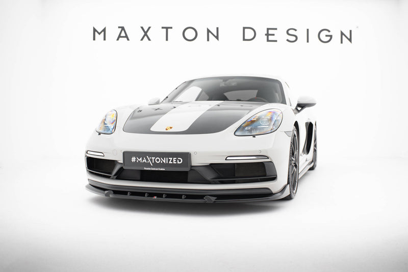 Maxton Design Front Diffusor  V.2 Porsche 718 Cayman GTS 982c