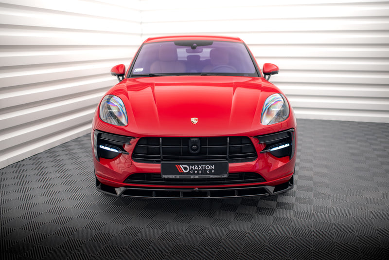 Maxton Design Front Diffusor V.2 Porsche Macan GTS / Sport Design Mk1 Facelift