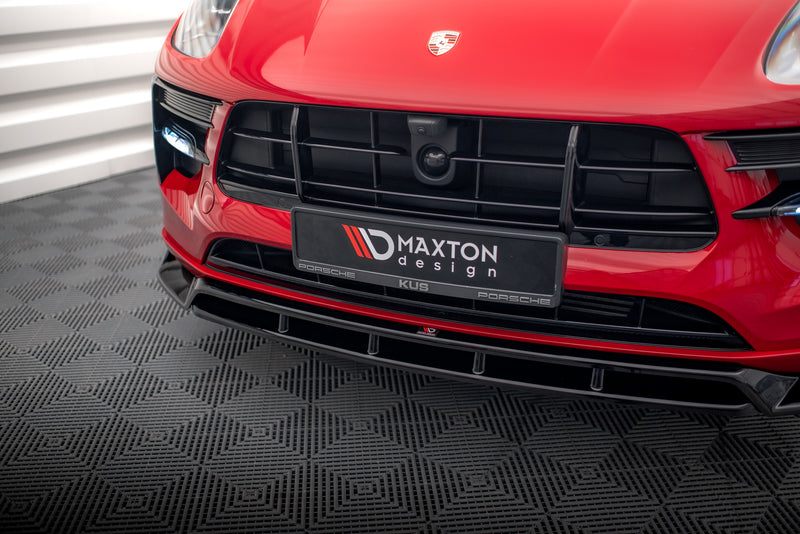 Maxton Design Front Diffusor V.2 Porsche Macan GTS / Sport Design Mk1 Facelift