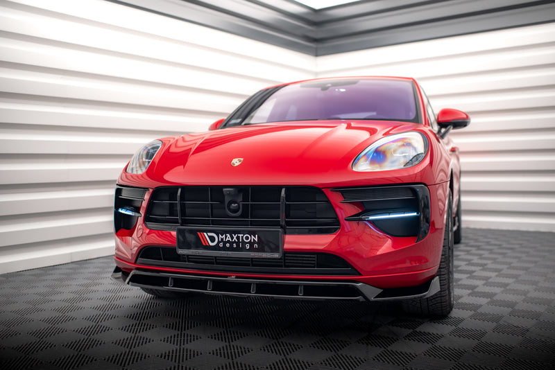 Maxton Design Front Diffusor V.2 Porsche Macan GTS / Sport Design Mk1 Facelift