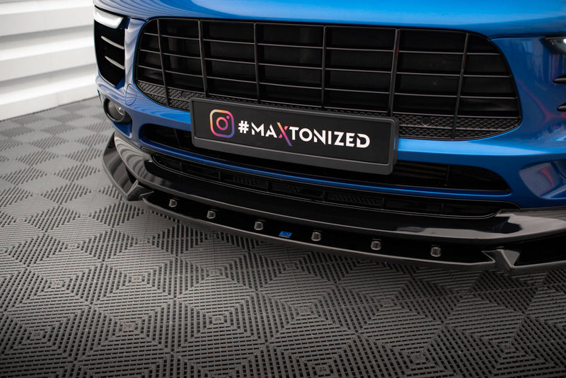 Maxton Design Front Diffuser V.2 Porsche Macan Mk1