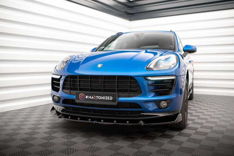 Maxton Design Front Diffuser V.2 Porsche Macan Mk1