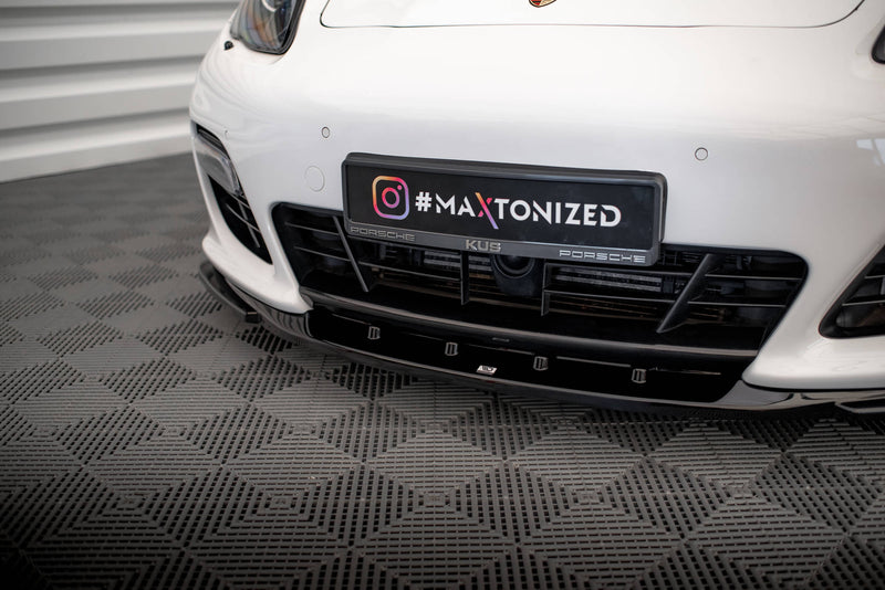 Maxton Design Front Diffuser V.2 Porsche Panamera Turbo Sport Design Package 970