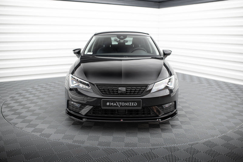 Maxton Design Front Diffuser V.2 Seat Leon Mk3 Facelift