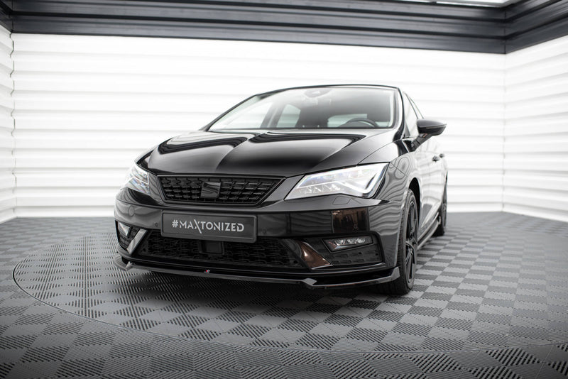 Maxton Design Front Diffuser V.2 Seat Leon Mk3 Facelift