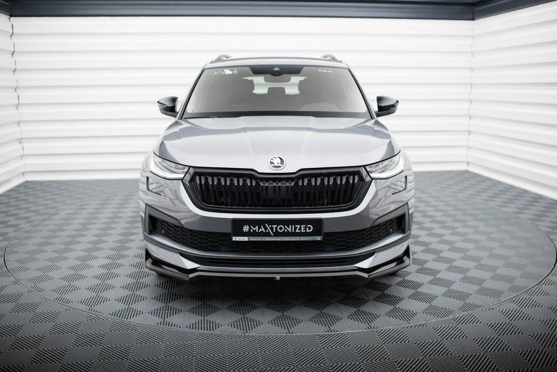 Maxton Design Front Diffuser V.2 Skoda Kodiaq Sportline Mk1 Facelift