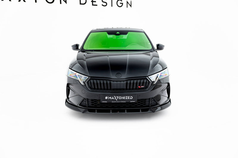 Maxton Design Front Diffusor V.2 Skoda Octavia RS Liftback / Combi Mk4 Facelift
