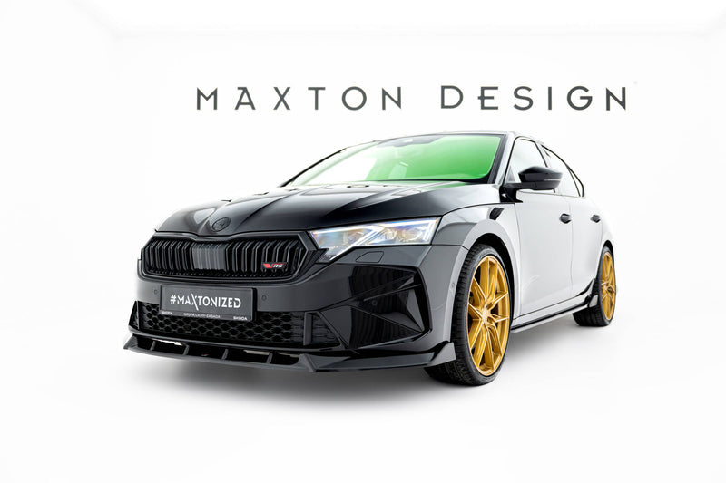 Maxton Design Front Diffusor V.2 Skoda Octavia RS Liftback / Combi Mk4 Facelift