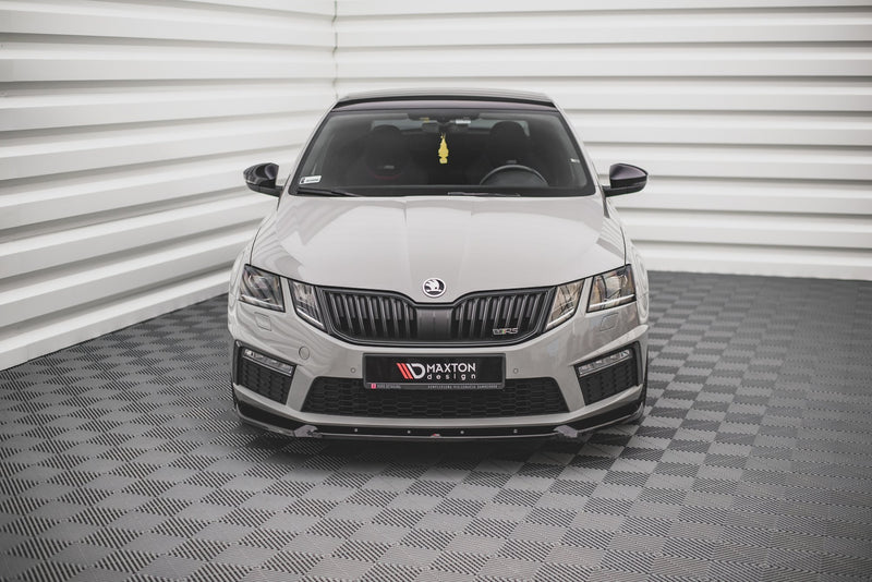 Maxton Design Front Diffusor V.2 Skoda Octavia RS Mk3 Facelift