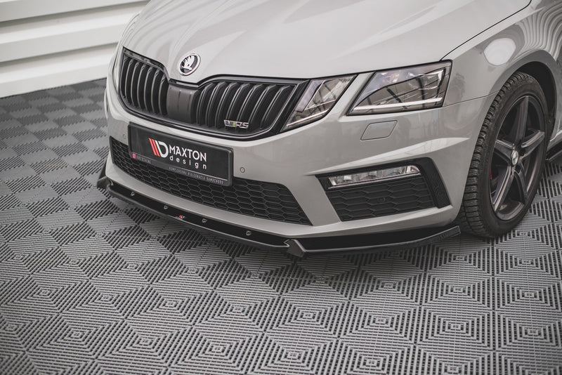 Maxton Design Front Diffusor V.2 Skoda Octavia RS Mk3 Facelift