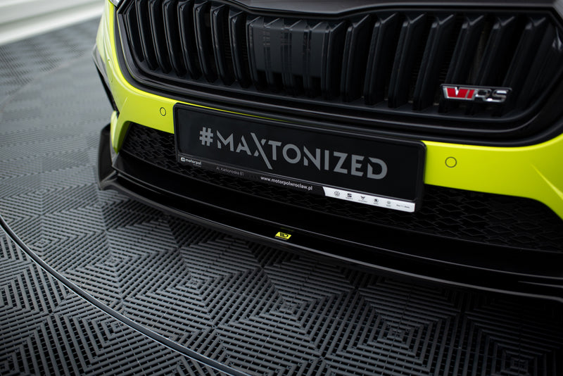 Maxton Design Front Diffuser V.2 Skoda Octavia RS Mk4