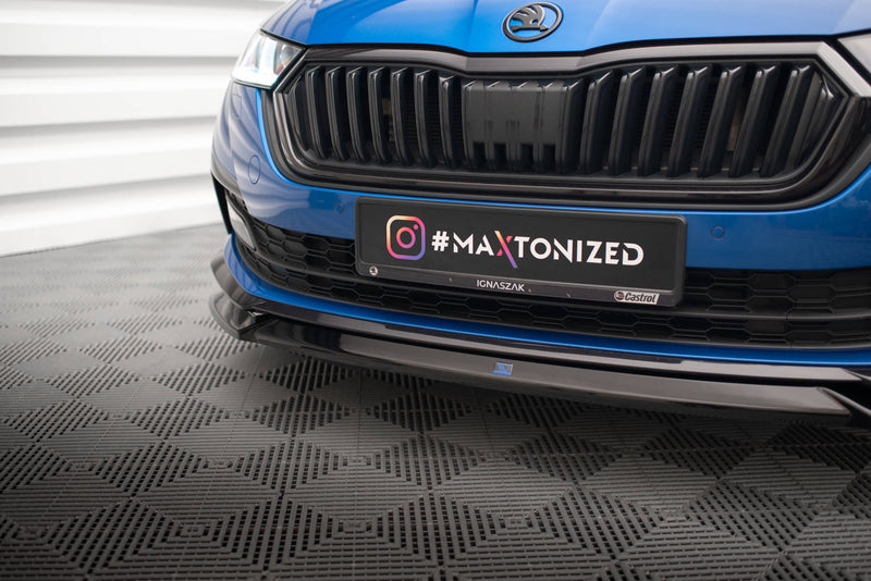 Maxton Design Front Diffuser V.2 Skoda Octavia Sportline Mk4