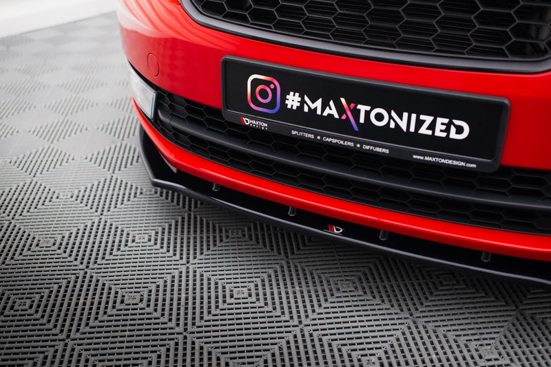 Maxton Design Front Diffusor V.2 Skoda Rapid