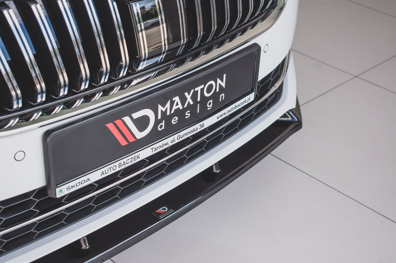 Maxton Design Front Diffuser V.2 Skoda Superb Liftback / Combi Mk3 Facelift