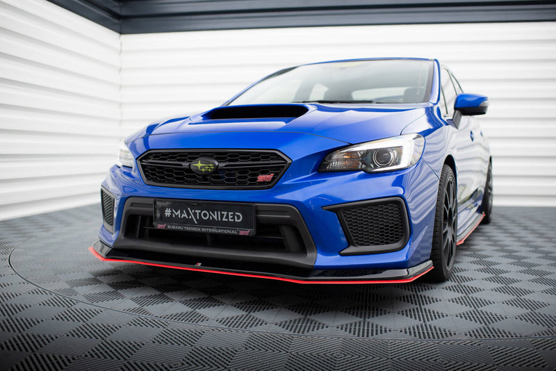 Maxton Design Front Diffusor V.2 Subaru WRX STI Mk1 Facelift