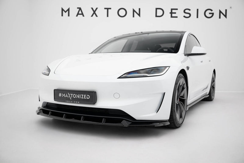 Maxton Design Front Diffusor V.2 Tesla Model 3 Performance Mk1 Facelift