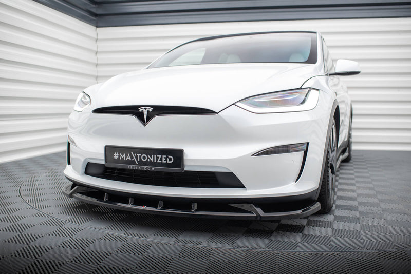 Maxton Design Front Diffuser V.2 Tesla Model X Mk1 Facelift