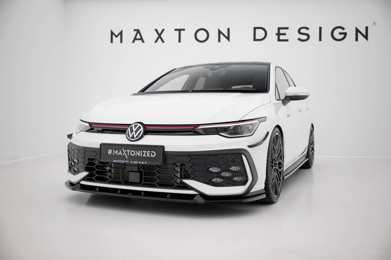 Maxton Design Front Diffusor V.2 Volkswagen Golf GTI / GTE / R-Line Mk8 Facelift