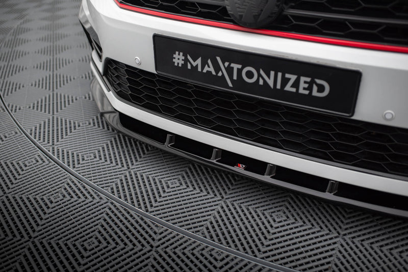 Maxton Design Front Diffuser V.2 Volkswagen Passat GT B8 Facelift USA