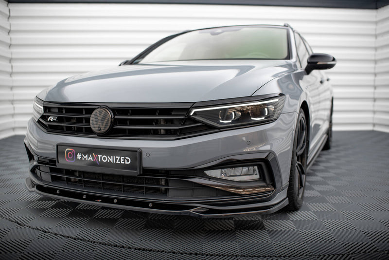 Maxton Design Front Diffusor V.2 Volkswagen Passat R-Line B8 Facelift