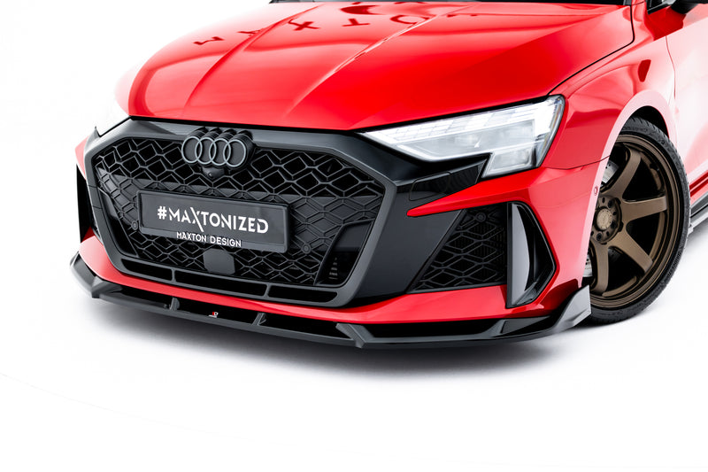 Maxton Design Front Diffuser V.3 Audi RS3 Sedan 8Y Facelift