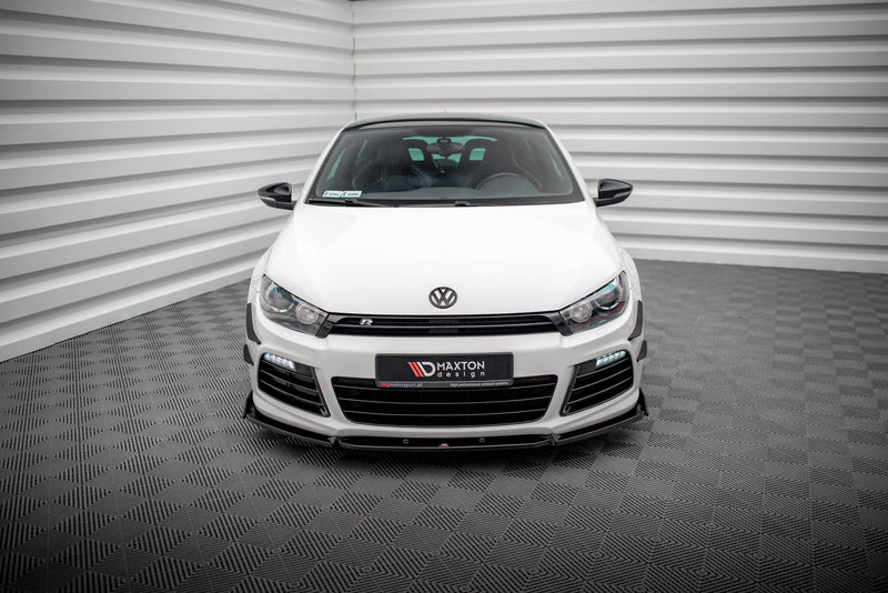 Maxton Design Front Diffusor V.3 + Flaps Volkswagen Scirocco R Mk3