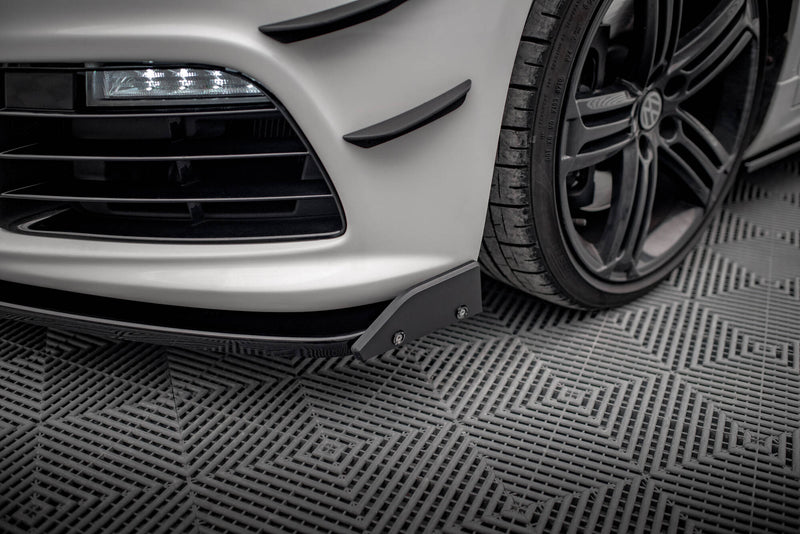 Maxton Design Front Diffusor V.3 + Flaps Volkswagen Scirocco R Mk3