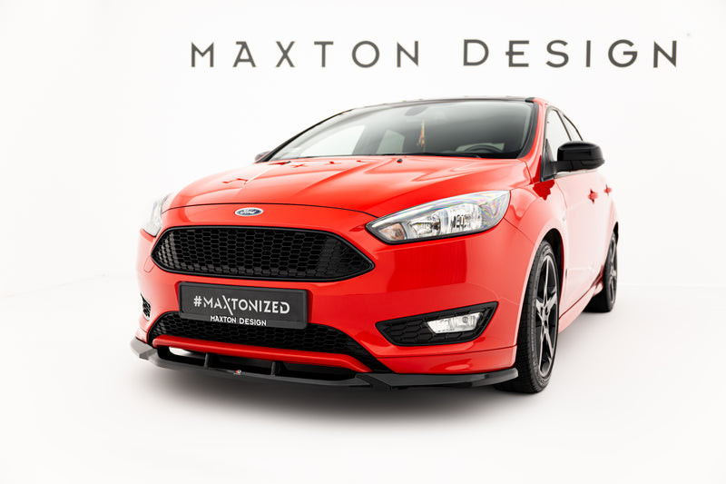 Maxton Design Front Diffusor V.3 Ford Focus ST-Line Mk3 Facelift