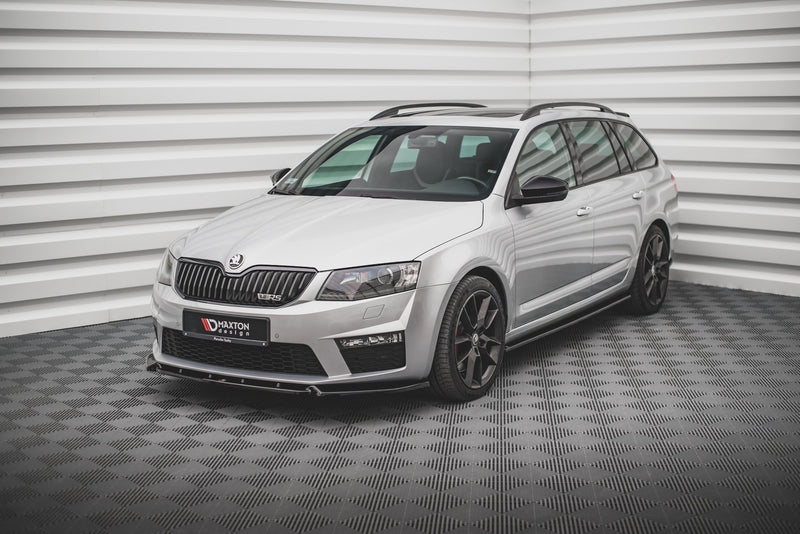 Maxton Design Front Diffusor V.3 Skoda Octavia RS Mk3