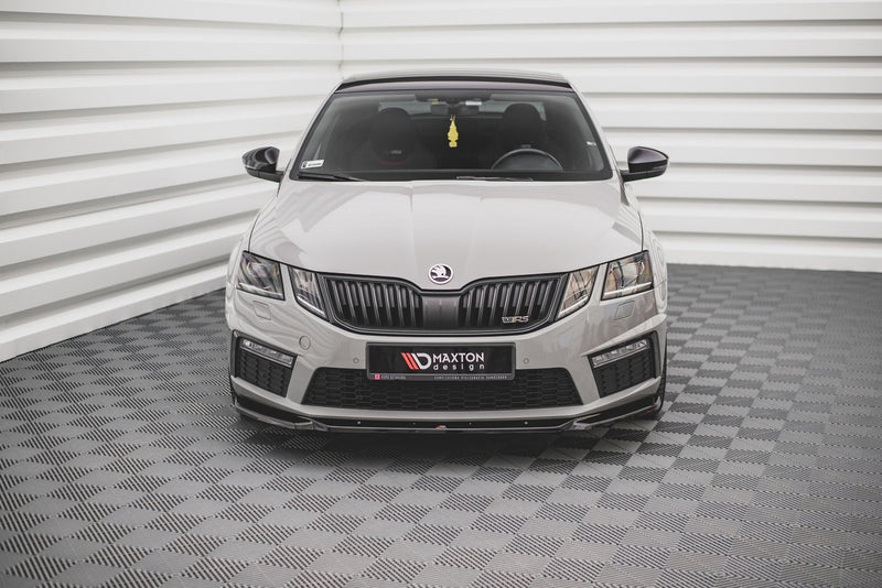 Maxton Design Front Diffusor V.3 Skoda Octavia RS Mk3 Facelift