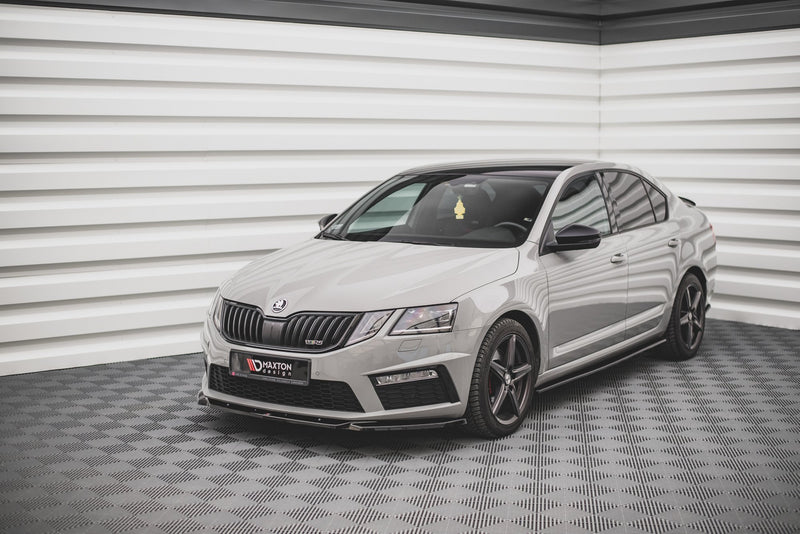Maxton Design Front Diffusor V.3 Skoda Octavia RS Mk3 Facelift