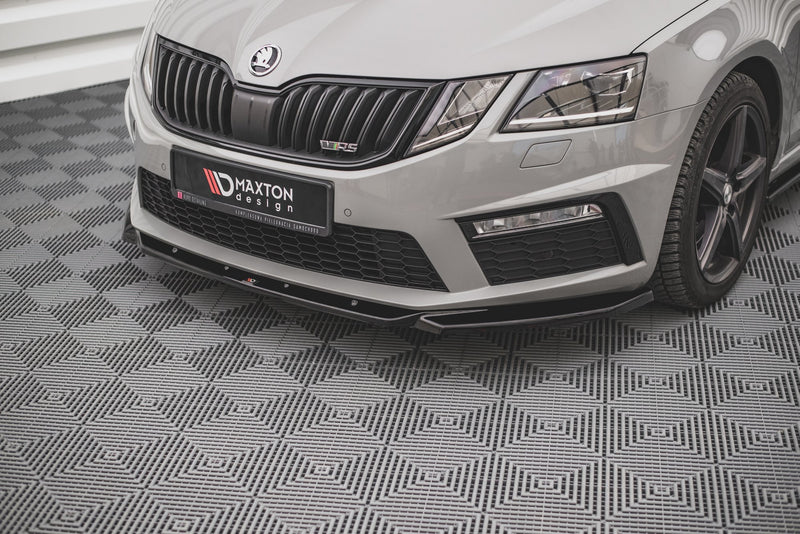 Maxton Design Front Diffusor V.3 Skoda Octavia RS Mk3 Facelift