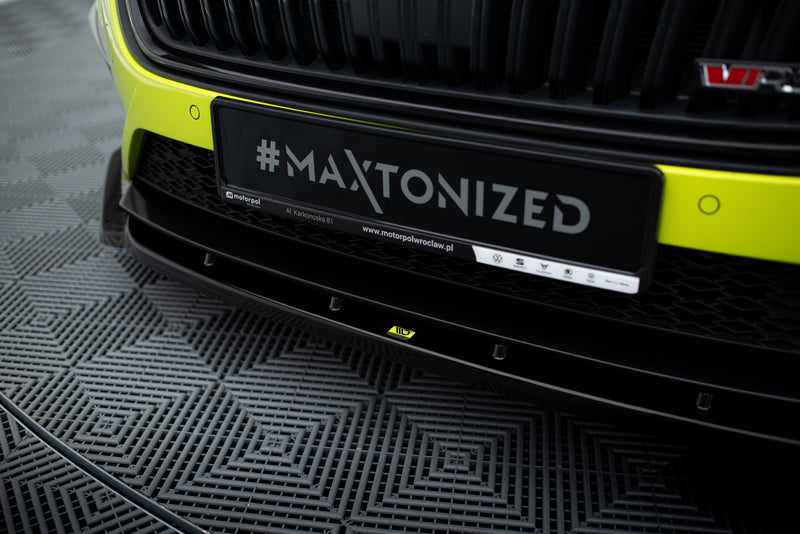 Maxton Design Front Diffuser V.3 Skoda Octavia RS Mk4