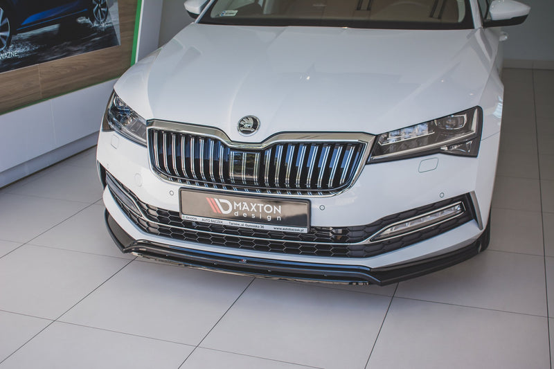 Maxton Design Front Diffusor V.3 Skoda Superb Liftback / Combi Mk3 Facelift