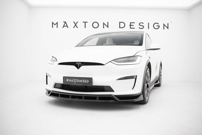 Maxton Design Front Diffusor V.3 Tesla Model X Mk1 Facelift