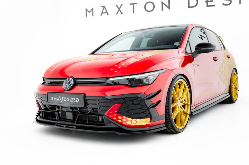 Maxton Design Front Diffusor V.3 Volkswagen Golf GTI Clubsport Mk8 Facelift