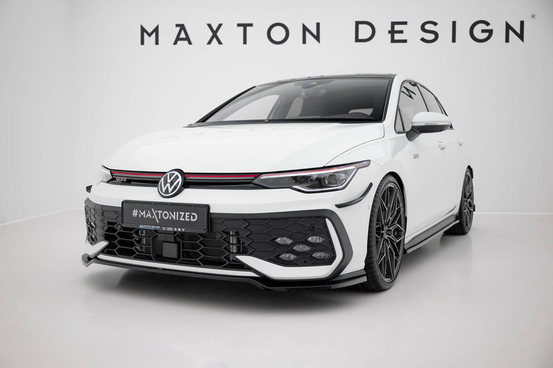 Maxton Design Front Diffusor V.3 Volkswagen Golf GTI / GTE / R-Line Mk8 Facelift